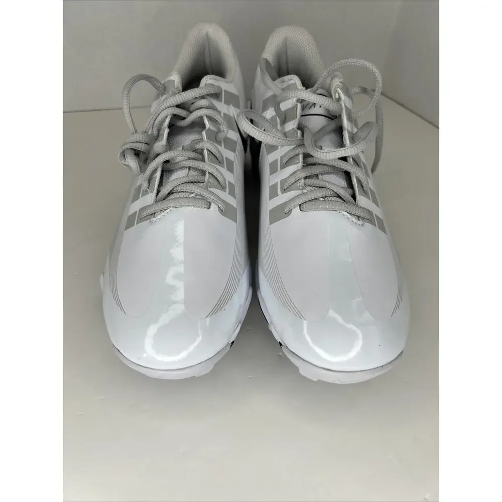 Nike Vapor Elite Edge Shark Football Cleat White Grey DQ5114-100 Men’s Size 12.5
